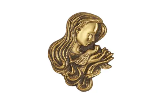 Virgin Design Tombstone Decoration Traditional Curcifix for the Funeral Products