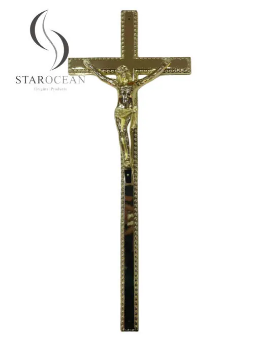 Multi-Color European-Style High-Strength Funeral Hardware Cross Durable ZJ-03 view 1