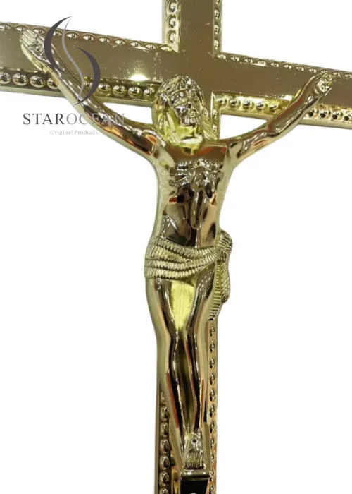 Multi-Color European-Style High-Strength Funeral Hardware Cross Durable ZJ-03 view 2