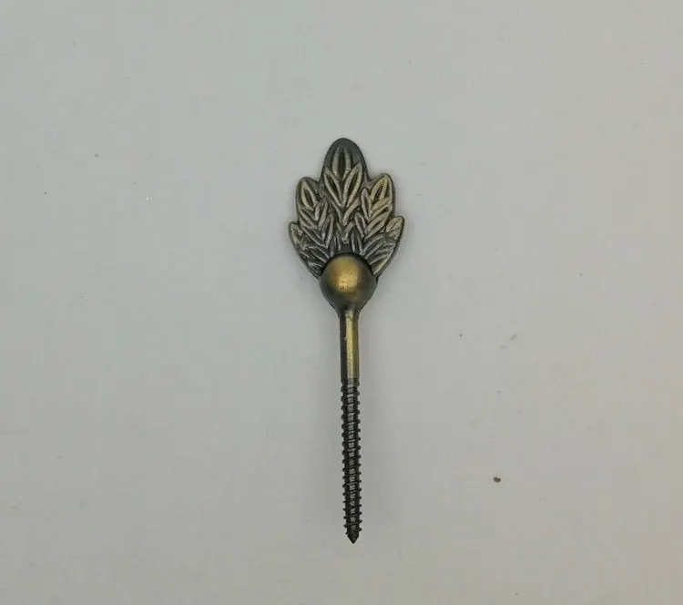 Leaf Shape Coffin Screws 2.6*9cm Size Funeral Decoration SGS Certification ZS08 view 1