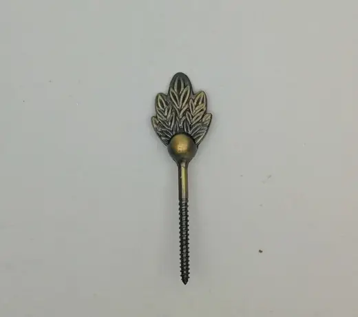 Leaf Shape Coffin Screws 2.6*9cm Size Funeral Decoration SGS Certification ZS08