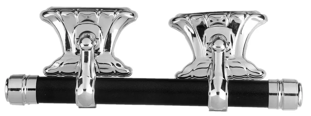 American Style Silver-Plated Metal and PP Coffin Accessories Customized SW-HS view 2