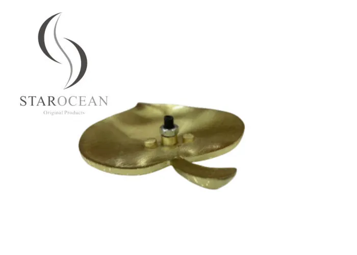 Antique Brass Color Zamak Material Funeral Urn Accessories, Urn Decoration UD03 view 2