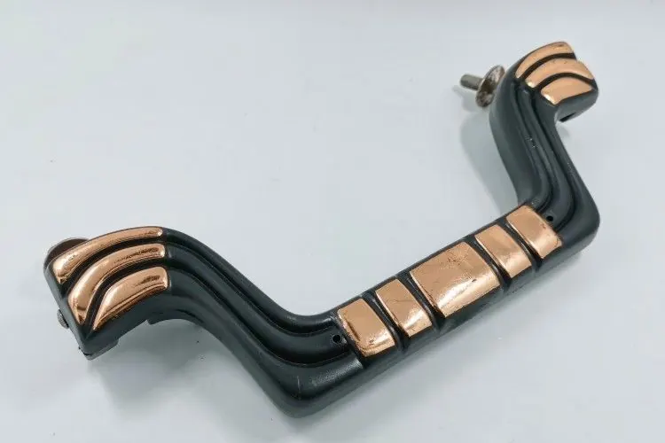 Steel Wire Reinforced Plastic Coffin Handles in Copper and Gold Color P9020* view 2