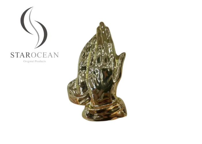 Ceramic Metal Glass Decorative Funeral Urns Various Colors Available Model UD05 view 1