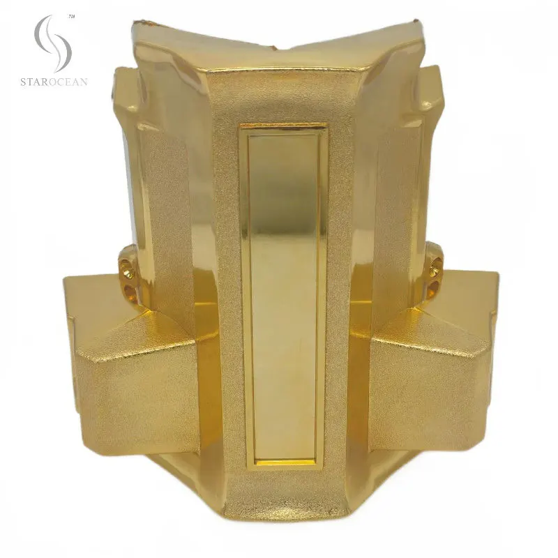 Coffin Corner 8# Gold Plated Plastic US Casket Style view 2