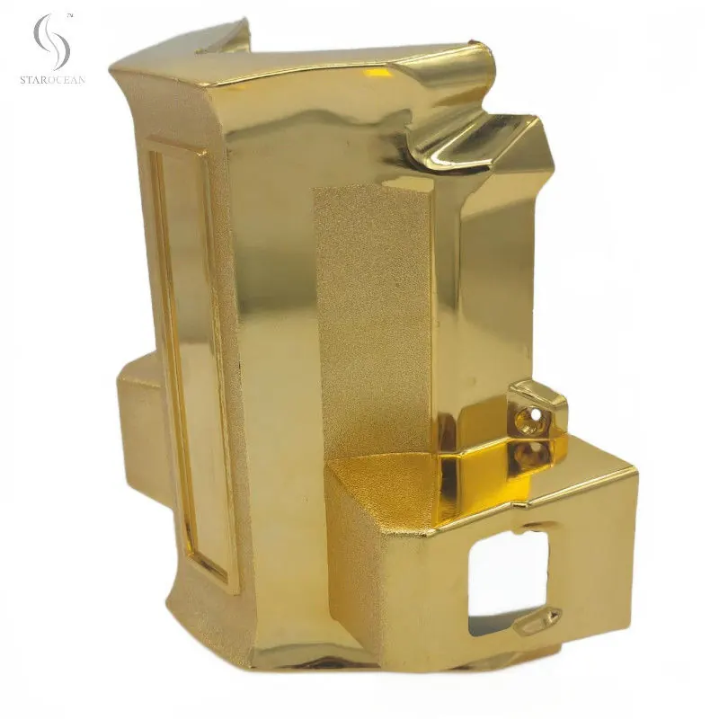 Coffin Corner 8# Gold Plated Plastic US Casket Style view 3