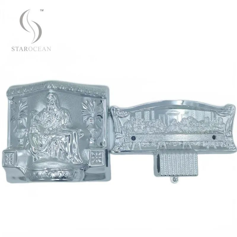 Religious Theme Casket Adornment Polished Finish for Superior Performance view 1