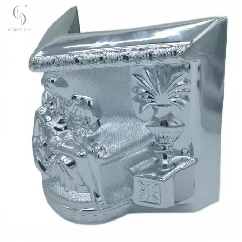 Religious Theme Casket Adornment Polished Finish for Superior Performance view 3