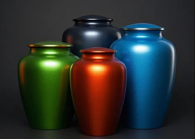 Ornamental Urns for Ashes Custom Aluminum Urns view 1