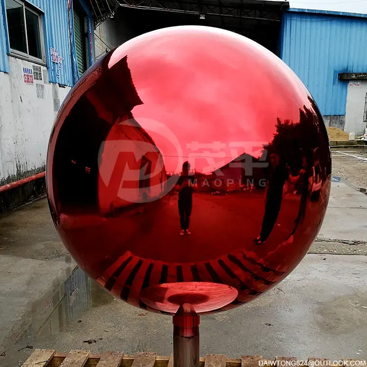 Red Stainless Steel Ball 900mm