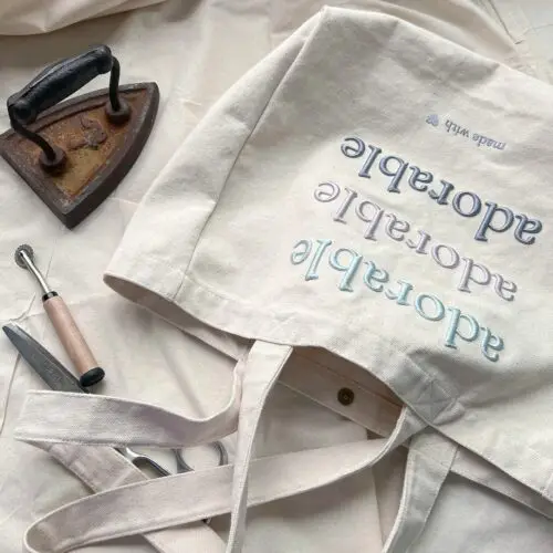 Fabric tote bag