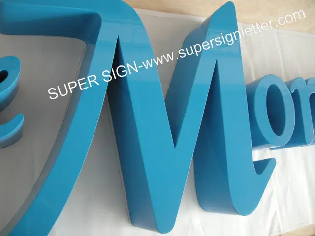 Painted Stainless Steel Letters 01
