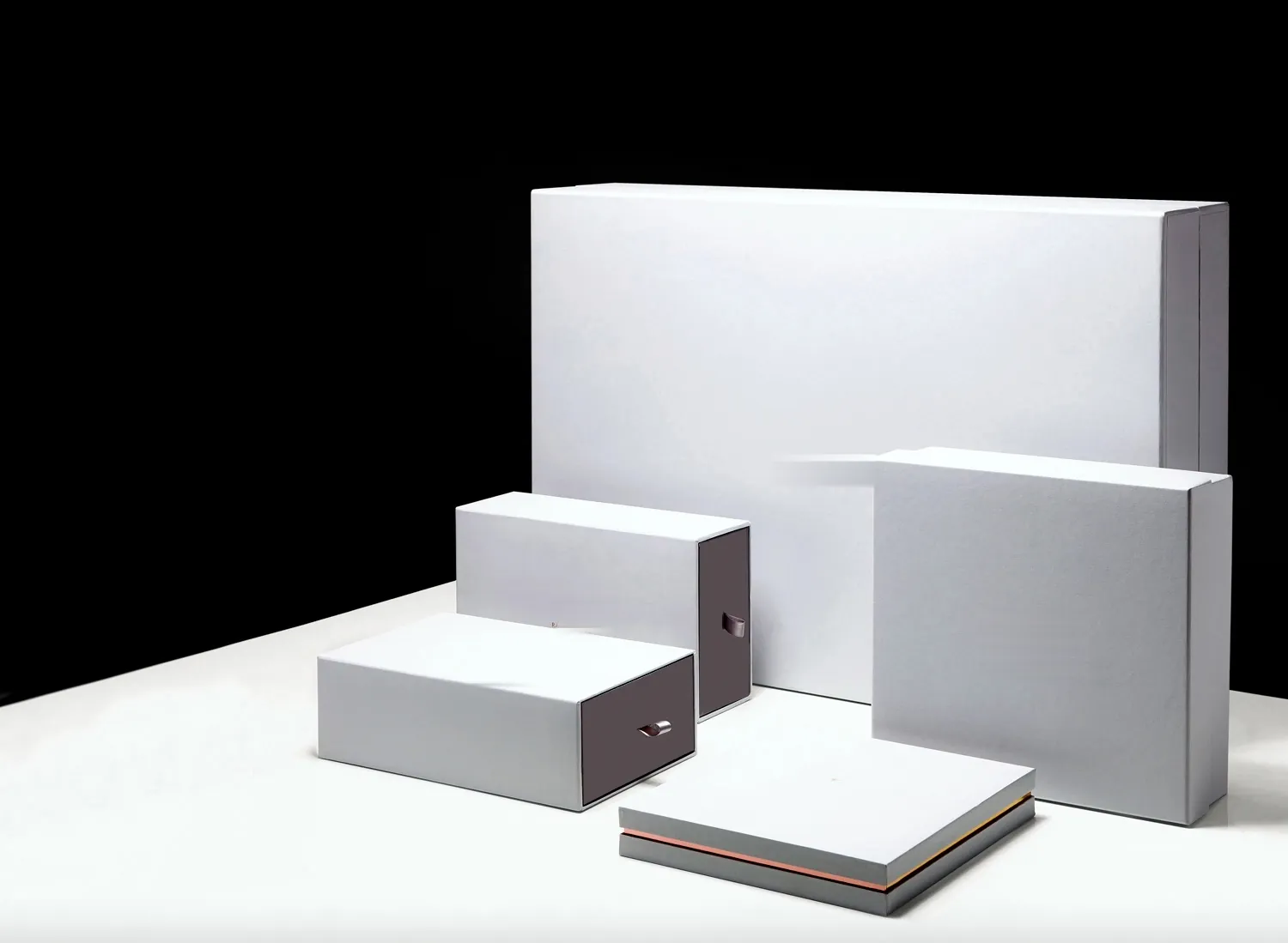 Rigid cardboard gift boxes made by Tigeriver Printing and Packaging in Dongguan China
