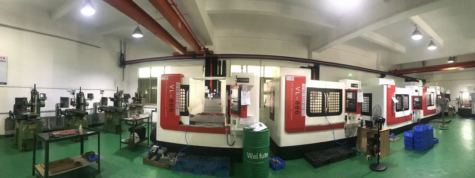 Jigao VL-866 マシニングセンタと汎用フライス盤を備えた CNC エリア