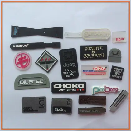 rubber badge