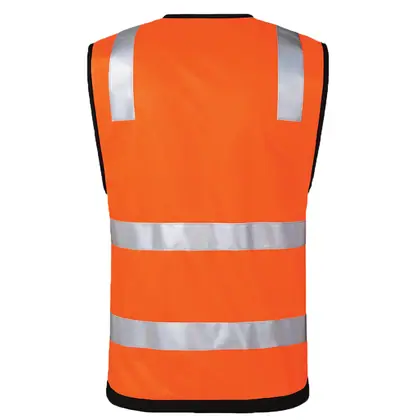 men's hi-vis safety vest with tape view 3
