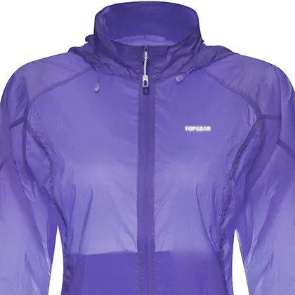 Women's purple lightweight quick dry UV protection jacket view 3