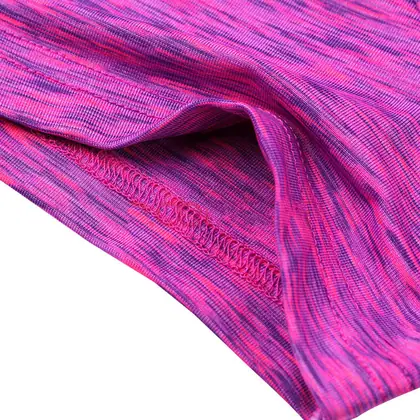 Women's colorful running t-shirt day or night use view 4