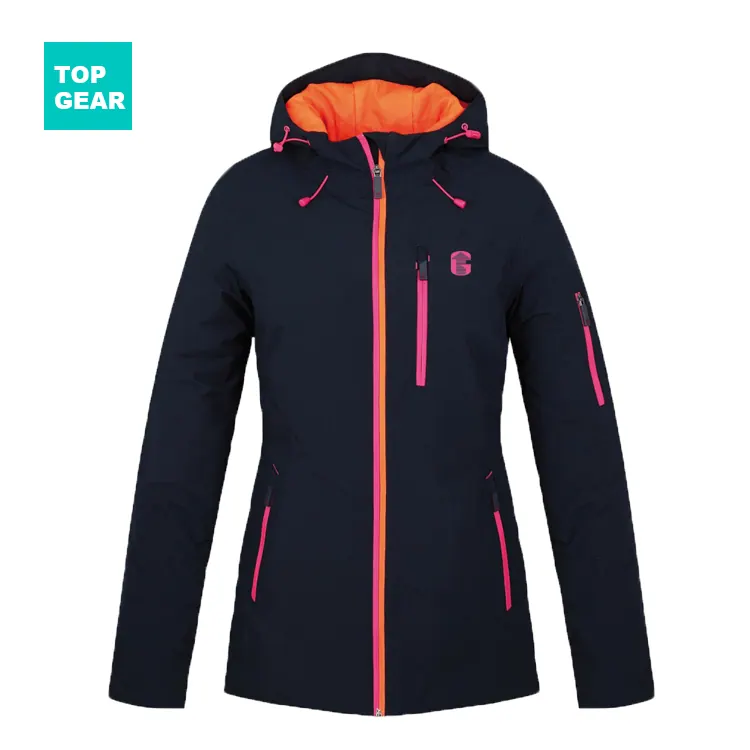 Chaqueta de esquí softshell de mujer con capucha integrada