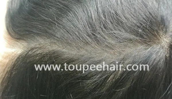Swiss lace invisible hair part line