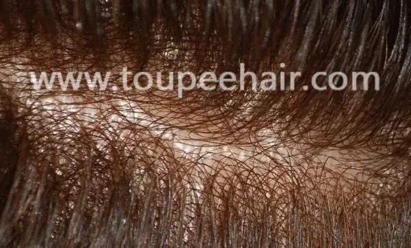 super thin skin toupee invisible base
