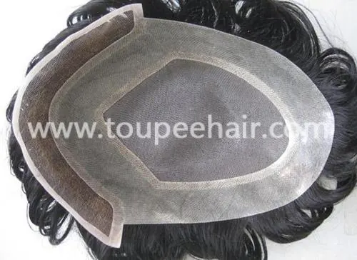 Lace front mono hair systems for men TH132