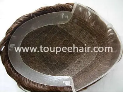 Durable lace pu Hairpiece HT115