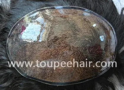 Thick injected poly skin hair systems TH128