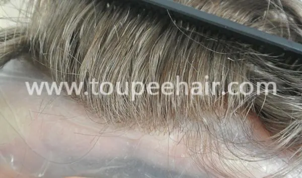 linha frontal em pele ultrafina invisível
