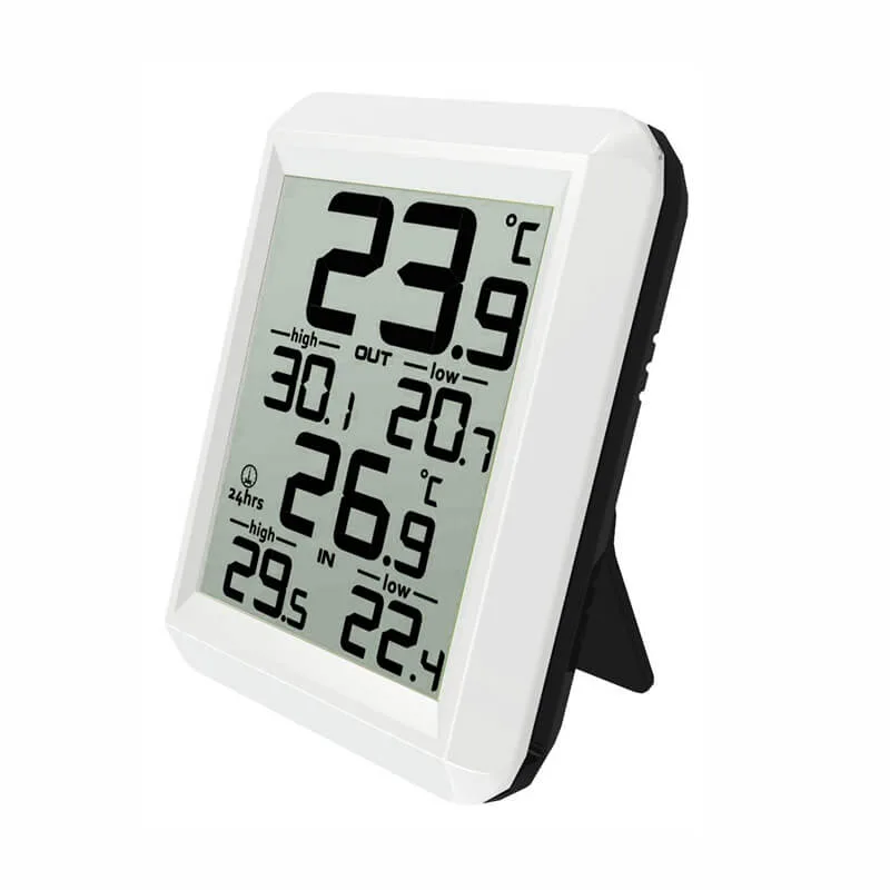 FT0420 sensor mounted on a wall with a clear view of the outdoor environment