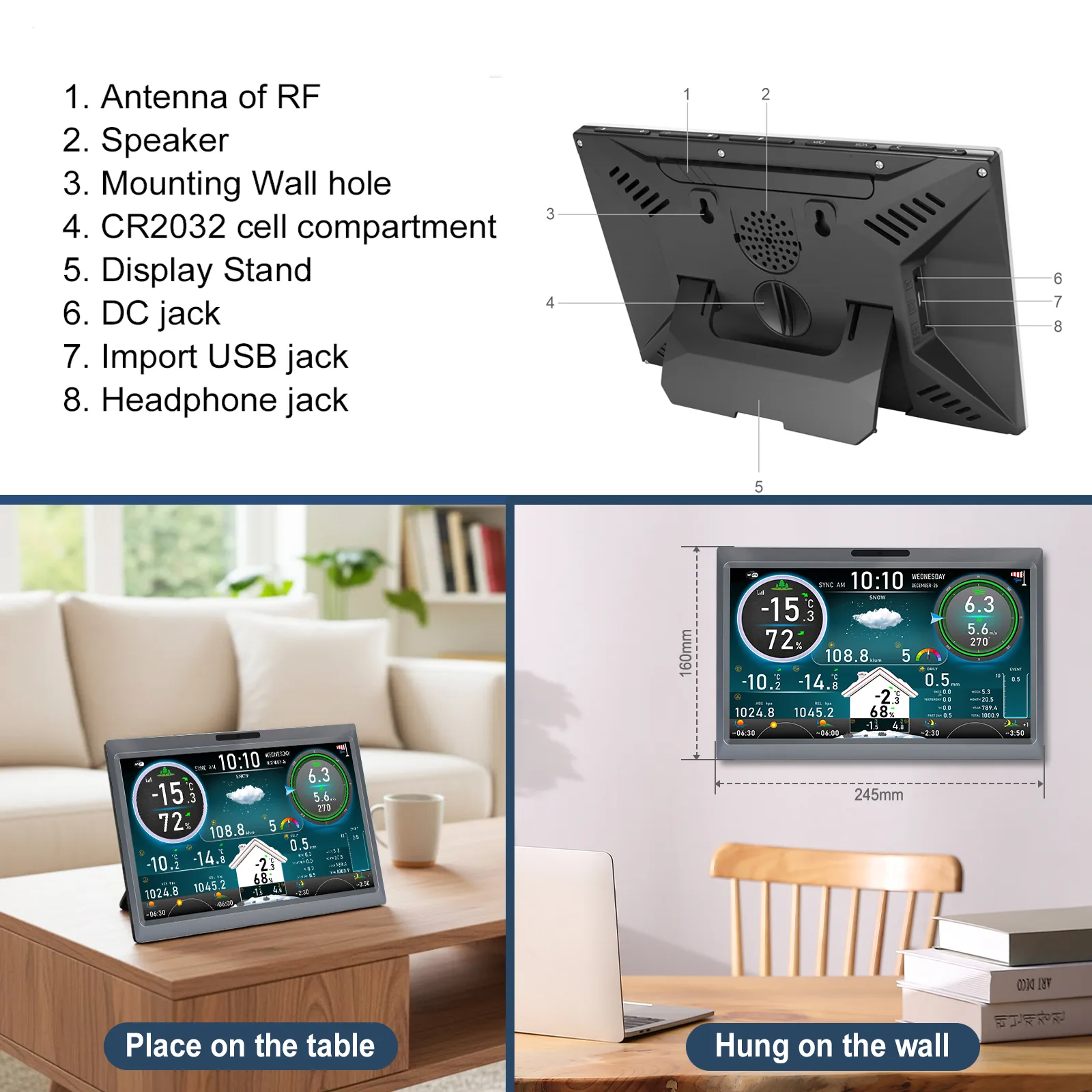 FT-1006 console with three available color options side by side