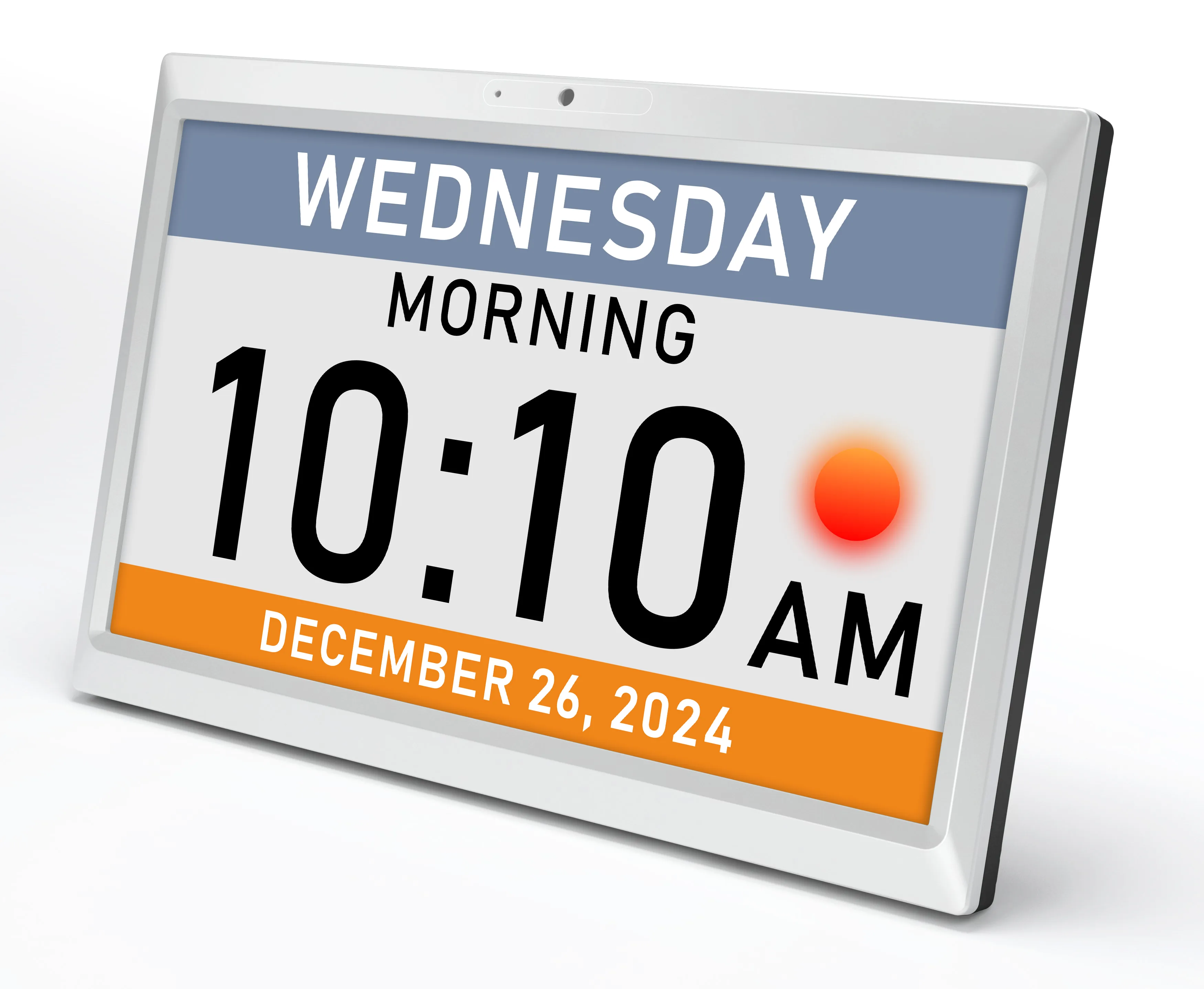 FT-1006 console displaying weather data and forecast on a large screen