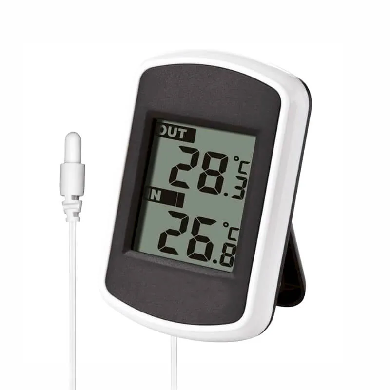 FT0041 Probe Thermometer with console and 1 meter waterproof probe cable