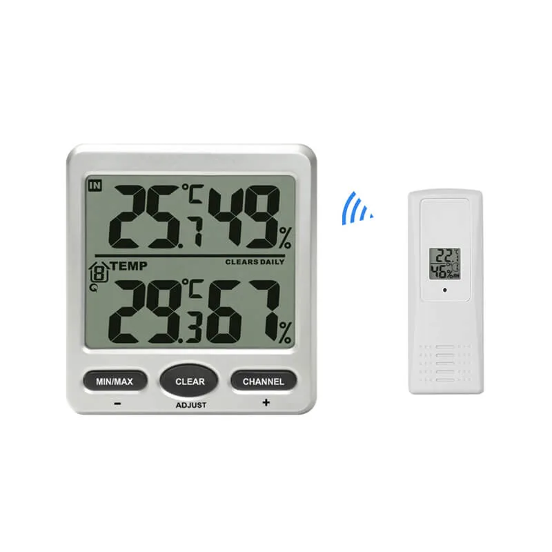 FT0070 wireless thermo-hygrometer with base station and remote sensor