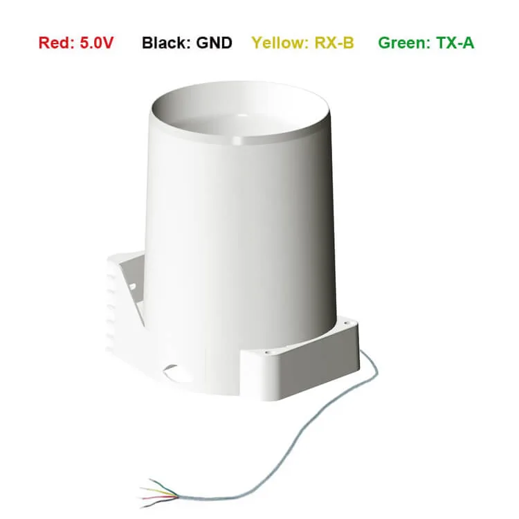 FT009TR rain gauge sensor with integrated solar panel and rain collector on a flat surface