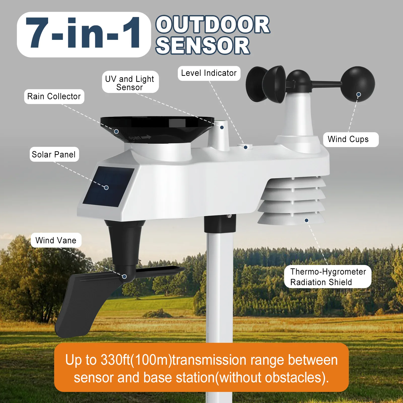 FT0310 console with wall mount and adjustable backlight