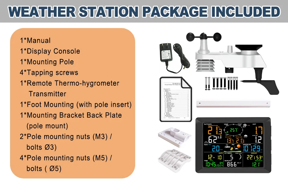 FT0310 Lora WiFi Weather Station from UCTECH