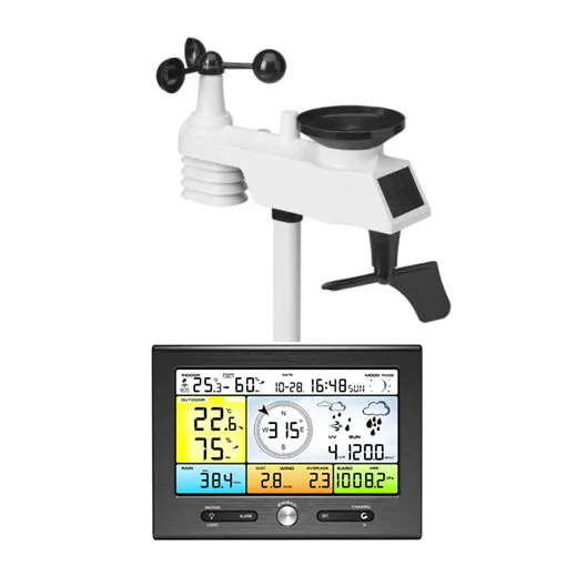 FT0214 wind sensor with dip switches and battery compartment
