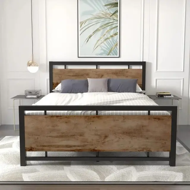 Wholesale Bedroom Furniture Modern Metal Bunk Beds Replacement Parts of Bedroom Metal Beds