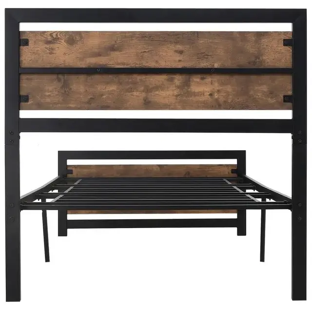 Wholesale Modern Hotel School Single Metal Bed Frame of Bedroom Cheap Metal Bed Deck Frame