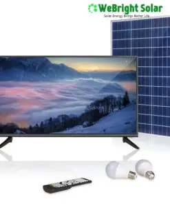 Solar TV 32" 40" Rechargeable All-in-One Kit with Li-ion