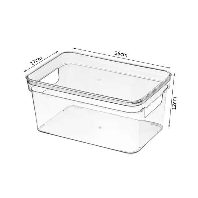 Storage Transparent Storage box with lid, Medium