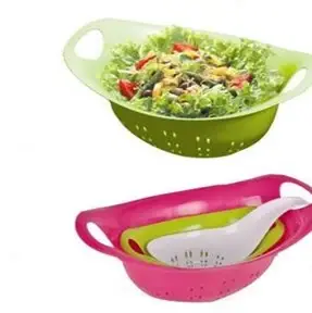 3PC Gripper Colander Set — Kitchen Helper item WK0009 from Winifer