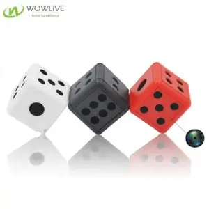 1080P Dice Spy Mini Hidden Camera Support Max 32GB With Battery Operat