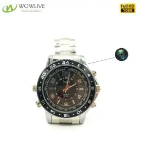 1080P Pinhole& Motion Detection watch Spy hidden camera DVR-1080MWC