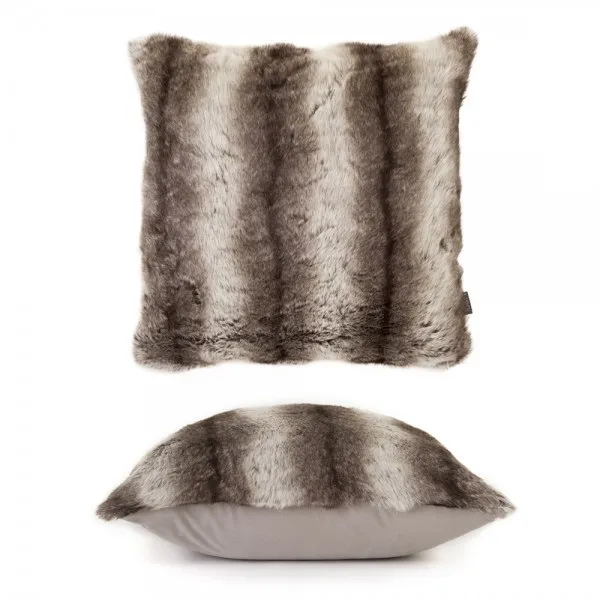 Ombre Faux Fur Cushion view