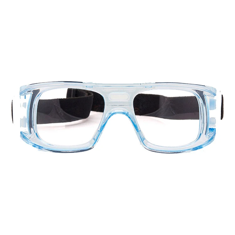 Side view of BK-L001 goggle highlighting the venting grooves in the eye-rim and soft silicone nose bridge