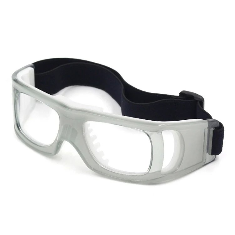 BK-L006 goggle worn by a person during a basketball game, showing secure fit