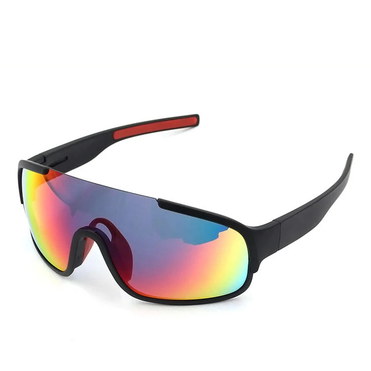 CL-J096 riding sports glasses with clear HD polycarbonate lens and black TR90/PC frame